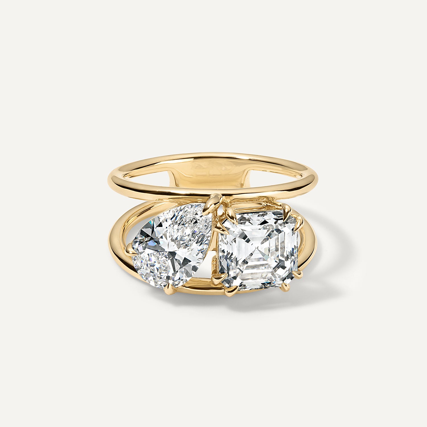 2 Stone Split Shank – Her Rock