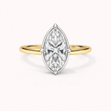The Semi Bezel Bubble Marquise