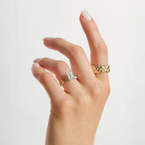 Emerald East West Bezel 3/4