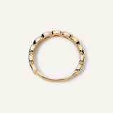 Oval Bezel E/W 3/4 Band