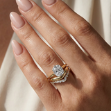 Soft Curve Dome Ring Set