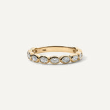 Oval Bezel E/W 3/4 Band