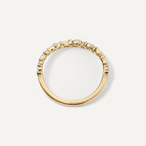 Soft Diamond Curve Dome Ring