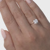 video of Round lab diamond engagement ring
