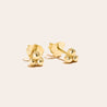 14k Gold Trio Stud Earring