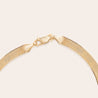 14k Gold Herringbone Chain Necklace Closure